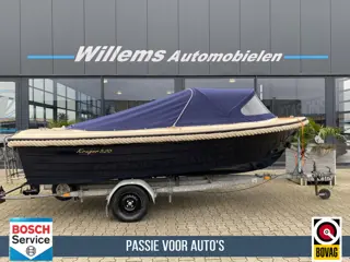 Kruger 520, Suzuki 20 pk,  Cabriokap & Havenkleed 5 persoons