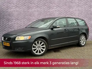 Volvo V50 2.0 Edition II 146PK NL AUTO NAP! Leer l Airco ECC l Cruise l Trekhaak l PDC l GOED ONDERH