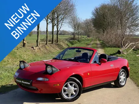 Mazda MX-5 NA 1.6i-16V 116pk 1991, CLASSIC RED, ZEER ORIGINEEL
