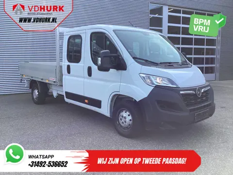 Opel Movano 2.2 140 pk DC Dubbel Cabine Open Laadbak/ 7 Pers./ 2.5t Trekverm./ Cruise/ Airco/ 288x21
