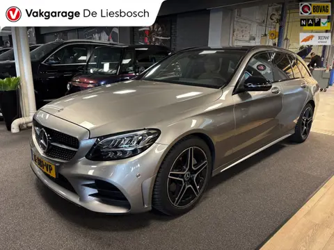 Mercedes-Benz C-klasse Estate 180 Business Solution AMG,pano,trekhaak,leer,stoelverw,camera