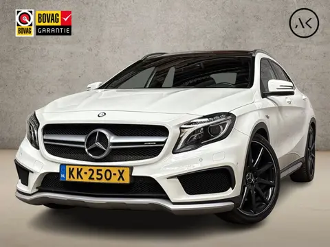 Mercedes-Benz GLA AMG 45 4MATIC 360Pk Automaat (SCHUIFDAK, NAVIGATIE, CAMERA, LEDER, GETINT GLAS, SP