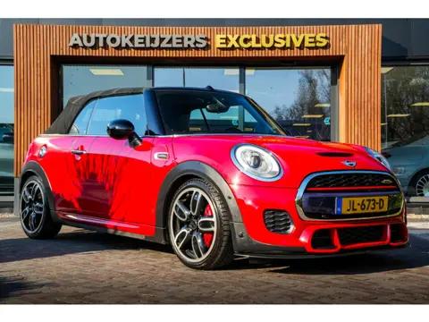 Mini Mini Cabrio 2.0 John Cooper Works Chili Open Dak Adapt. Cruise Harman/Kardon Leder AC Schnitzer