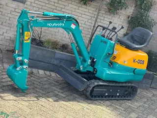Kubota k-005 Diesel minigraver gebruikte micrograver