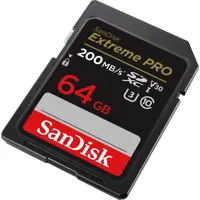 SanDisk Extreme Pro 64GB SDXC Memory Card 200MB