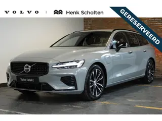 Volvo V60 T6 Plug-in hybrid AWD Plus Dark | Lederen Bekleding | Google Infotainment | Parkeercamera 