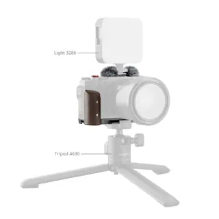 SmallRig 5260 L-Shape Mount Plate With Wooden Handle For Fujifilm X-M5