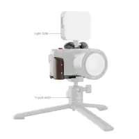 SmallRig 5260 L-Shape Mount Plate With Wooden Handle For Fujifilm X-M5