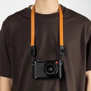 Peak Design Form Leather Camera Strap Neck Amber
