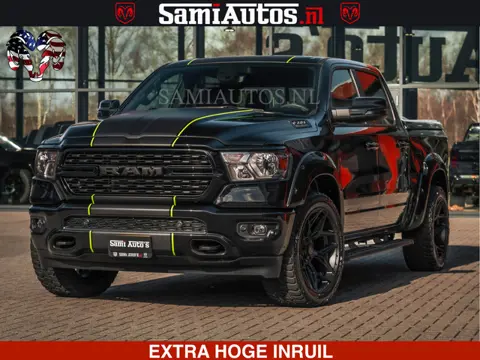Dodge Ram SPORT | 5.7 V8 4x4 HEMI | PANORAMA DAK | GROOTSCHEM 12 INCH | LPG | Diamond Black Pearl | 