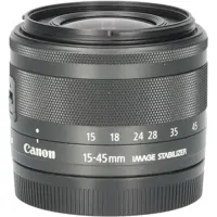 Tweedehands Canon EF-M 15-45mm f/3.5-6.3 IS STM - Zwart CM4692