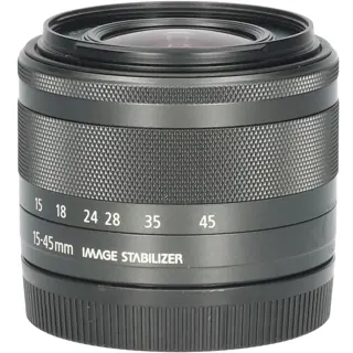Tweedehands Canon EF-M 15-45mm f/3.5-6.3 IS STM - Zwart CM4774