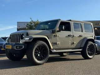 Jeep Wrangler Unlimited Rubicon Brut wielen grijs kenteken ex btw