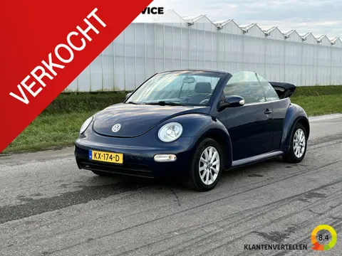 Volkswagen New Beetle Cabriolet 1.6 Highline Geinig voor weinig!