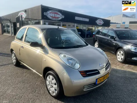 Nissan Micra 1.2 Forza(st-bekr,elektr-pakket,airco,156dkm,nw-apk,bj05,1699,-)