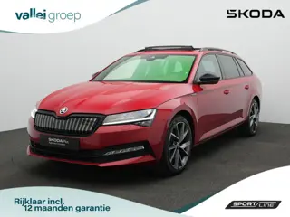 Skoda Superb Combi 1.4 TSI iV 218 pk Sportline | Panoramadak | Trekhaak | Navigatie Columbus | Geheu