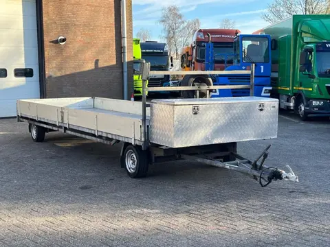 Hulco Rota R1 Schamelaanhangwagen / Oprijbalken in slede / 611x204 cm / Nette staat HT1285