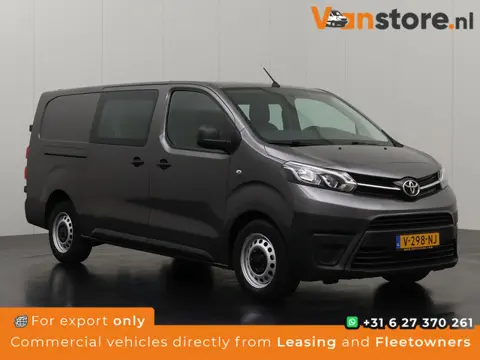 Toyota ProAce 2.0 D-4D Cool Comfort Long Dubbele Cabine | 6-Persoons | Airco | Leder | Cruise | trek