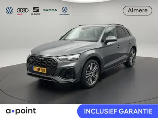 Audi Q5 50 TFSI e S edition 299PK S-tronic | 91% SOH | 2x S-line | Zwart optiek | Clima | Zwenkbare 