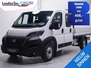 Fiat Ducato 2.2 Mjet 140 pk Dubbel Cabine 7p Pick Up / Open Laadbak Airco, Cruise Control, LxBxH 330