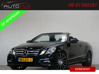 Mercedes-Benz E-Klasse Cabrio 350 CGI Avantgarde NL AUTO! 293 PK! AMG! BOM VOL!!