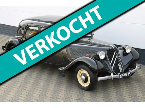 Citroen 11 B ''Wieltje" wisser boven in dak uit 1952 uniek !!!