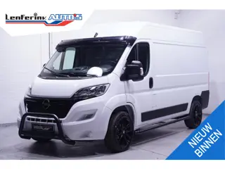 Opel Movano 2.2D 140 pk L2H2 White&Black Edition Navi 18" LMV, Bullbar + Sidebars Zwart, Camera, App
