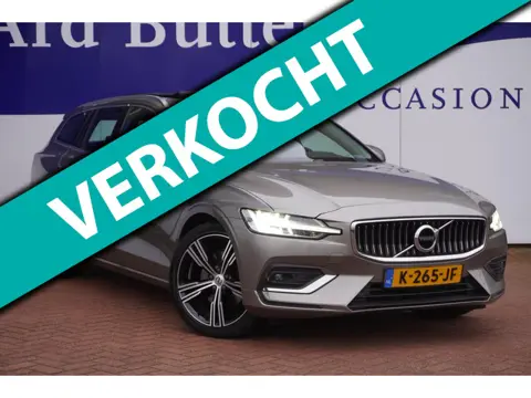 Volvo V60 2.0 B3 163 PK R-Desig&Leder+Harman-Kardon+stoel&stuur-verw+pano-dak+19"LMV+elek-Klep+trekh