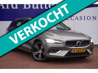 Volvo V60 2.0 B3 163 PK R-Desig&Leder+Harman-Kardon+stoel&stuur-verw+pano-dak+19"LMV+elek-Klep+trekh