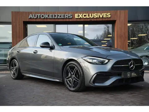 Mercedes-Benz C-klasse 180 Business Solution AMG Burmester Stuurverw. Adapt. Cruise LED Leer Alcanta