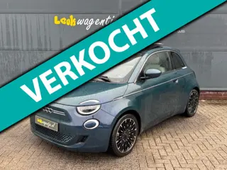 Fiat 500 La Prima 42 kWh *schuifdak *leer *carplay * 4season