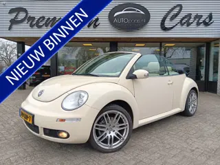 Volkswagen New Beetle Cabriolet 1.8-20V T Highline UNIEK, LEER 18INCH,NIEUWSTAAT,STOELVERW,AIRCO,CRU