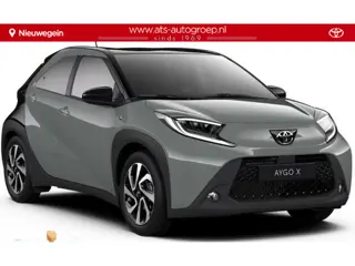 Toyota Aygo X 1.0 VVT-i MT Pulse Nieuw |  Celestite Grey/zwart dak  en Pure white/ zwart dak | Direc