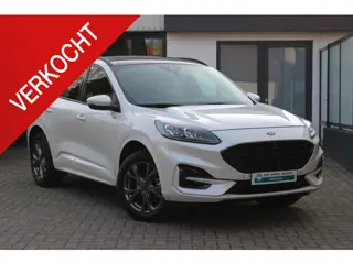 Ford Kuga 2.5 PHEV ST-Line X Driver Ass Pack, Pearl White, Elek Trekhaak, Panoramadak, All Season!