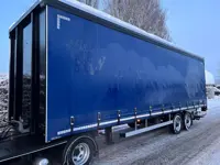 Kuiper BE oplegger 9T , Schuifzeil , laadklep , 2021 ,