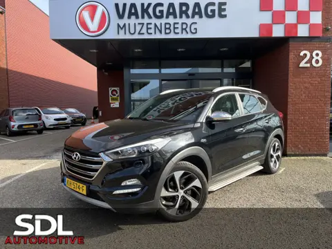 Hyundai Tucson 1.6 T-GDi Premium // LEDER // ELEK. STOELEN+ACHTERKLEP // NAVI // CAMERA // STOELVERK