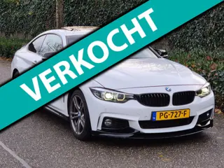 BMW 4-serie Coupé M Sprt Schuifdak Coupé Apple CarPlay Nap NL High Executive F33 M4 uitlaat Spoiler