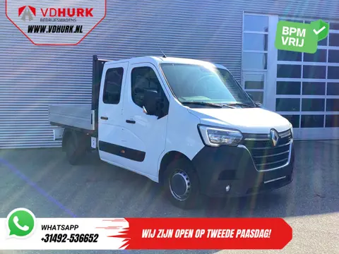 Renault Master 2.3 dCi 150 pk DC Dubbel Cabine Open laadbak/ 7 Pers./ 2.5t Trekverm./ Airco/ Trekhaa