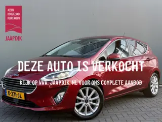 Ford Fiesta BWJ 2021 1.0 EcoBoost 124 PK Hybrid Titanium X TREKHAAK | HALF LEDER | ADAPTIVE CRUISE |