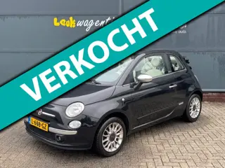 Fiat 500 C 1.2 Lounge Cabrio *leder *airco *p-sensor *chroom