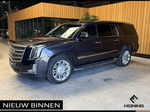 Cadillac Escalade 6.2 V8 Platinum ESV. Lange uitvoering met 8 zitplaatsen !! Europese auto