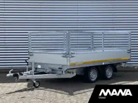 EDUARD K4 3318 Driezijdige Kipper 3500kg 2 assen Tandem 330X180 cm Geremd