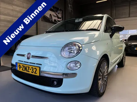 Fiat 500 0.9 TwinAir Lounge Leer, Open dak (bj 2015)