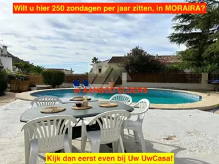 Uw eigen ruime Villa op mooi landgoed in MORAIRA met parking en