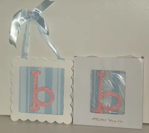 Letters houten B tm K wanddecoratie NIEUW