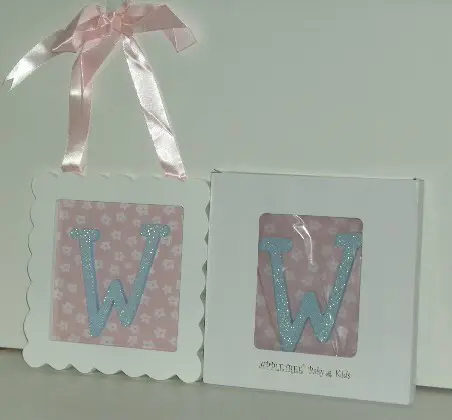 Letters houten W tm Z wanddecoratie NIEUW