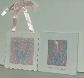 Letters houten W tm Z wanddecoratie NIEUW