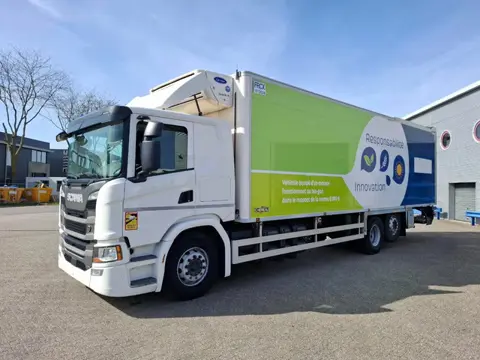 Scania NGS G410 / RETARDER / CNG GAS / FULL-AIR / LIFT+LENKACHSE / 633327 KM / PLATFORM 2500KG / LWD