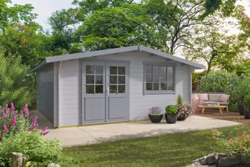 Blokhut - Tuinhuis Toledo | 34 mm | vuren onbehandeld