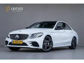 Mercedes-Benz C-Klasse 180 AMG Night-pakket I Pano-dak I NL-auto I Dealer-ond. I Carplay I Leder I T